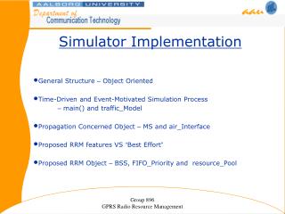 Simulator Implementation