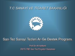 t c sanay ve t caret bakanli i