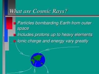 What are Cosmic Rays?