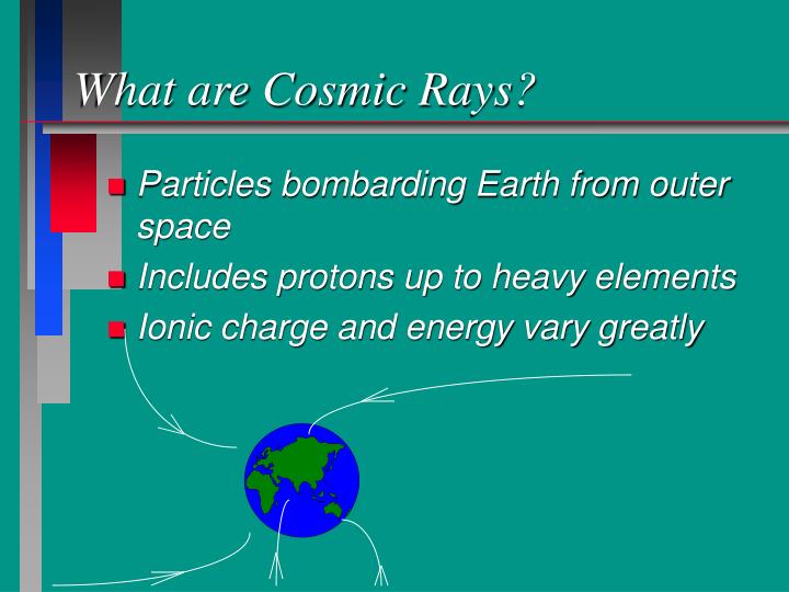 what are cosmic rays