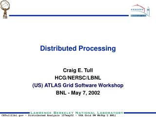 Distributed Processing
