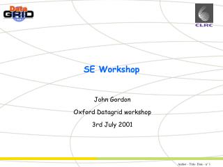 SE Workshop