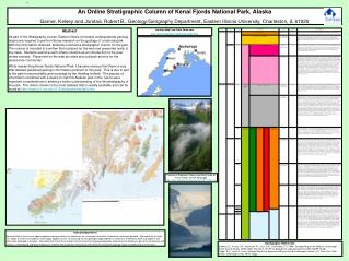 An Online Stratigraphic Column of Kenai Fjords National Park, Alaska
