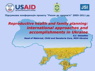 Reproductive health and family planning: international approaches and accomplishments in Ukraine