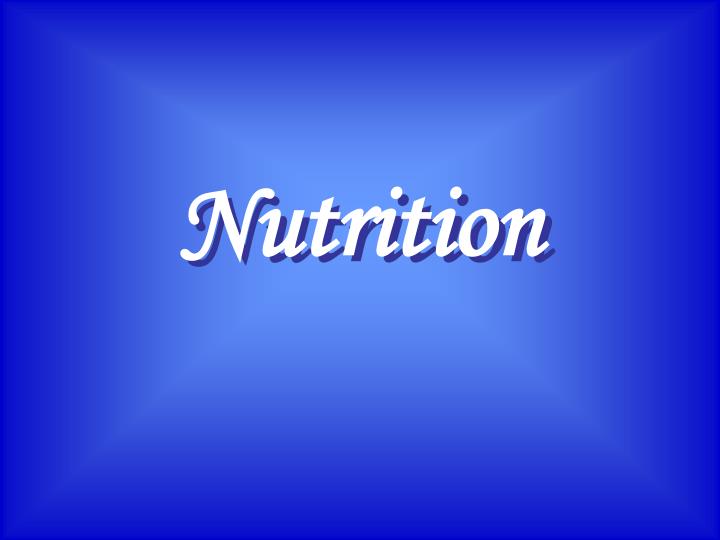 Ppt Nutrition Powerpoint Presentation Free Download Id3380791 9932