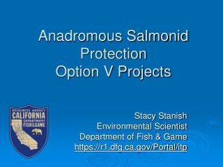Anadromous Salmonid Protection Option V Projects