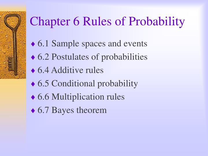 chapter 6 rules of probability