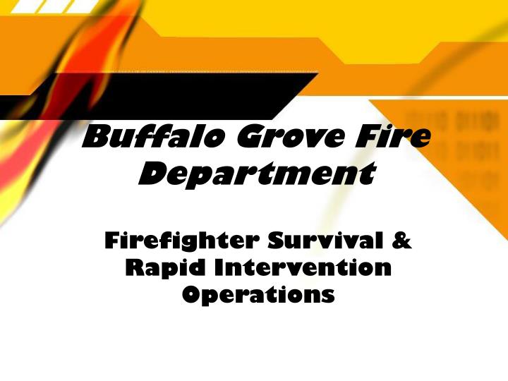 buffalo grove fire department