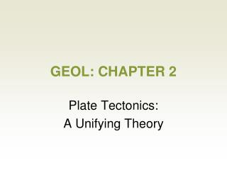GEOL: CHAPTER 2