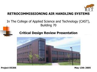 RETROCOMMISSIONING AIR HANDLING SYSTEMS