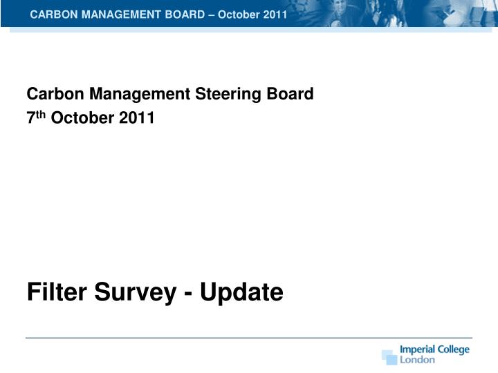 carbon management board october 2011