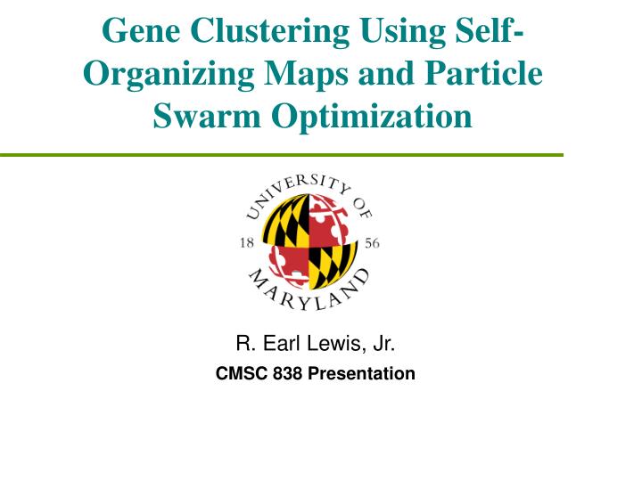 gene clustering using self organizing maps and particle swarm optimization