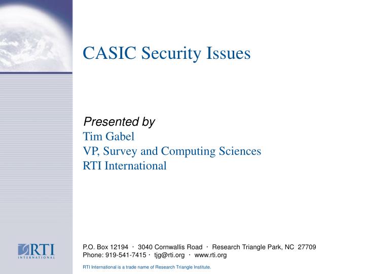 casic security issues