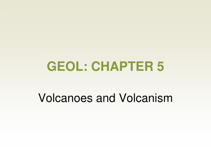 geol chapter 5