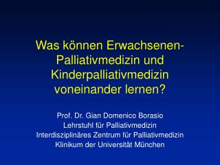 was k nnen erwachsenen palliativmedizin und kinderpalliativmedizin voneinander lernen