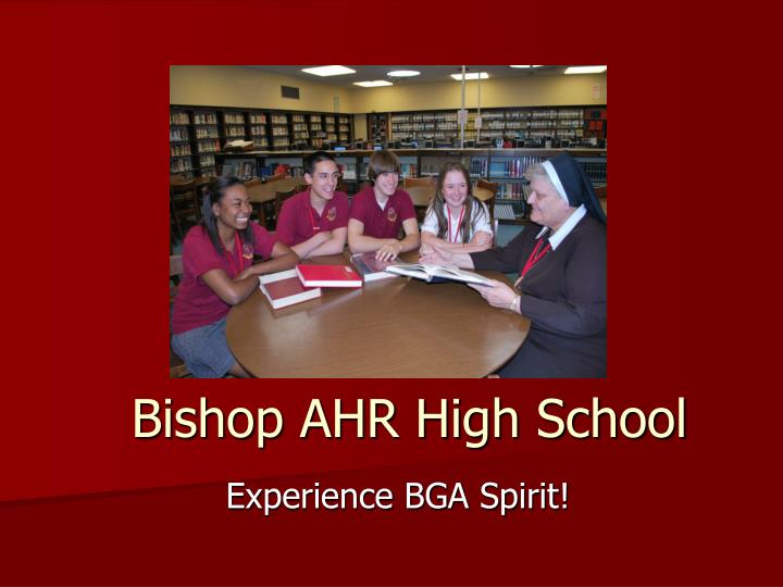 bishop ahr high school
