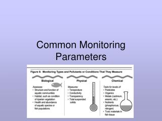 Common Monitoring Parameters