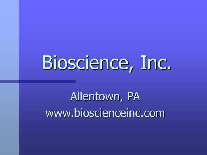 bioscience inc