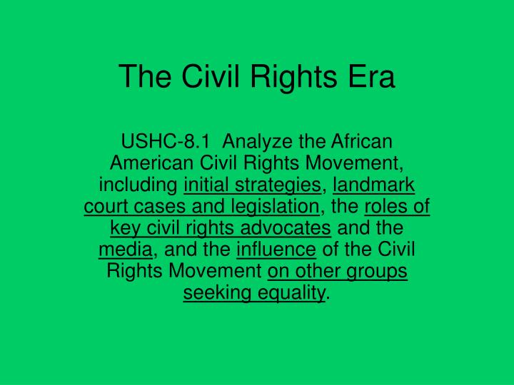 the civil rights era