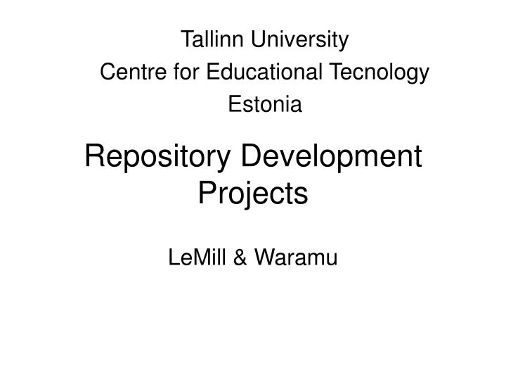 repository development p rojects