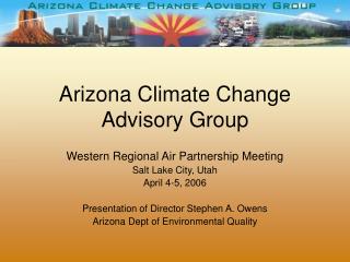 Arizona Climate Change Advisory Group