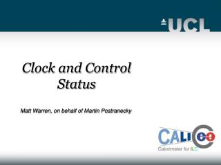 Clock and Control Status