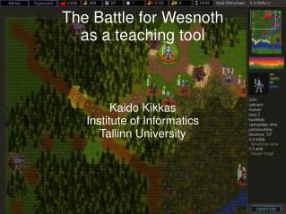 The Battle for Wesnoth as a teaching tool