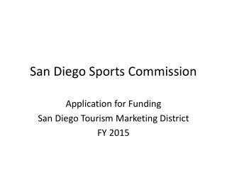 San Diego Sports Commission