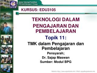 kursus edu3105