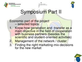 Symposium Part II