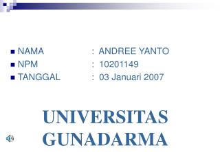 universitas gunadarma