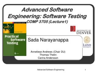 Advanced Software Engineering: Software Testing COMP 3705 (Lecture1)