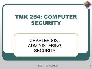 TMK 264: COMPUTER SECURITY