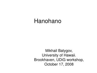 Hanohano