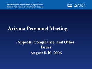 Arizona Personnel Meeting