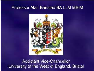 Professor Alan Bensted BA LLM MBIM