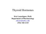 Thyroid Hormones - slide 1