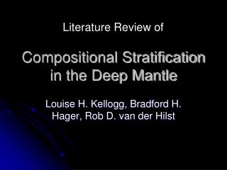 Compositional Stratification in the Deep Mantle