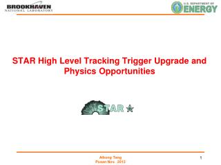 STAR High Level Tracking Trigger Upgrade and Physics Opportunities