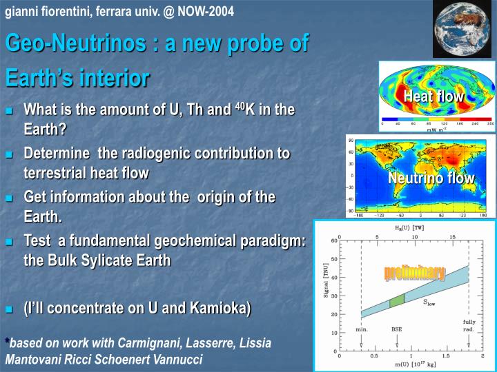 geo neutrinos a new probe of earth s interior