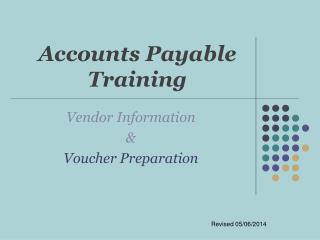 Accounts Payable Training