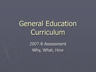 General Education Curriculum