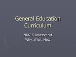 General Education Curriculum - slide 1