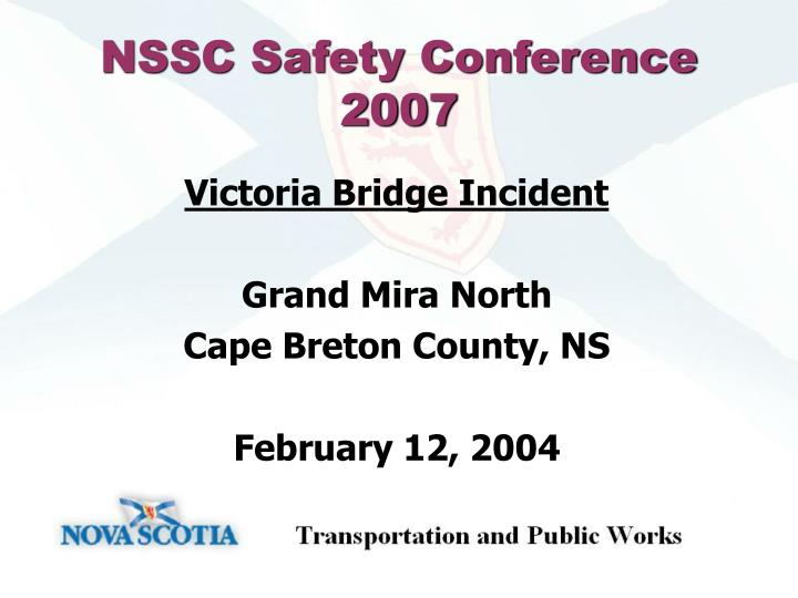 nssc safety conference 2007