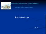 IPv4 adresiranje - slide 1