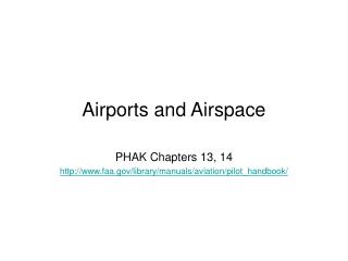Airports and Airspace