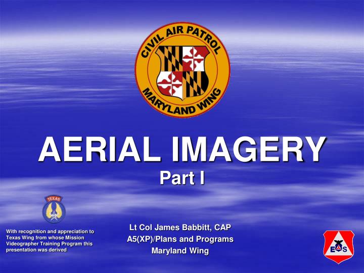 aerial imagery part i