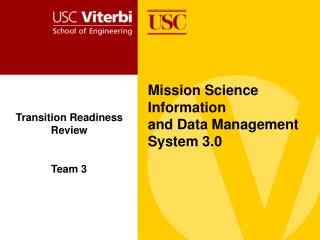 Mission Science Information and Data Management System 3.0