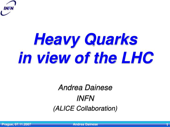 heavy quarks in view of the lhc
