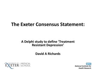 The Exeter Consensus Statement :